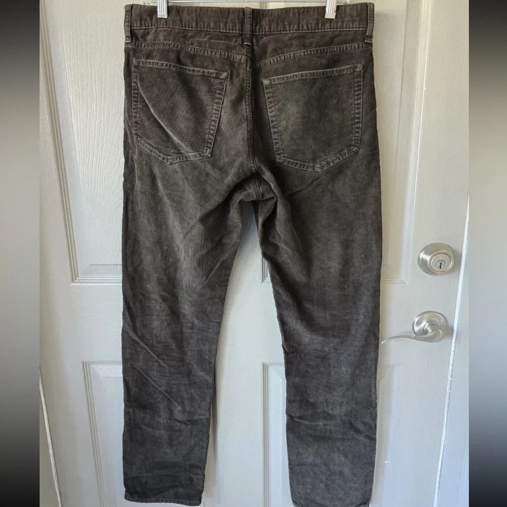 J.Crew Men's Corduroy Pants 32x32 Green Straight Leg Flex Retro